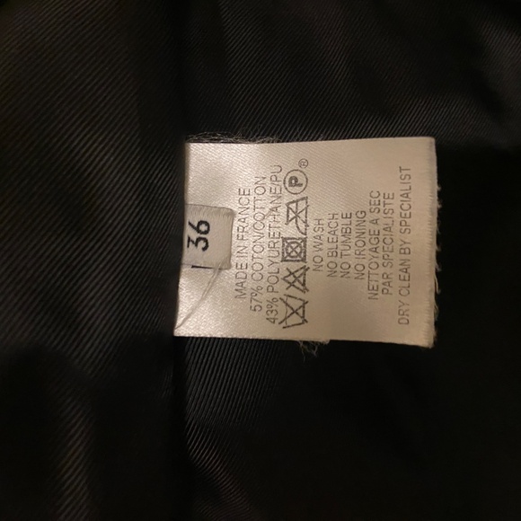 COURREGES BLACK JACKET - SIZE 36 - Picture 10 of 10